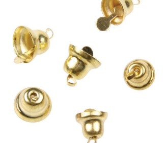 Καμπανούλα χρυσή 17mm, 10τεμ