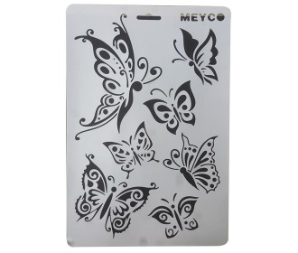 Στένσιλ απο πολυπροπυλένιο Α4 πεταλούδα Στένσιλ απο πολυπροπυλένιο Α4 πεταλούδα