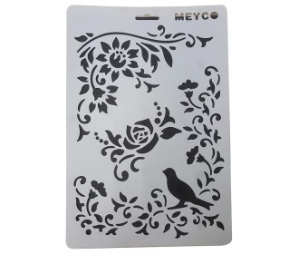 Στένσιλ απο πολυπροπυλένιο Α4 πουλάκι Στένσιλ απο πολυπροπυλένιο Α4 πουλάκι