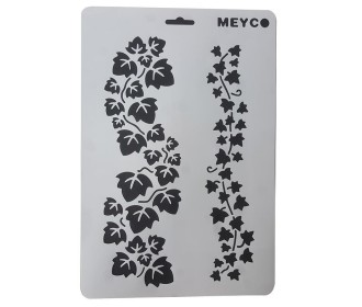 Στένσιλ απο πολυπροπυλένιο Α4 κισσός Στένσιλ απο πολυπροπυλένιο Α4 κισσός