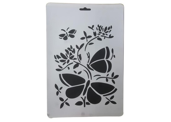 Στένσιλ απο πολυπροπυλένιο Α4 έντομα