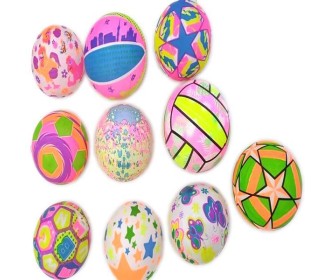 Μπάλα πλαστική  Ø23εκ σε διάφορα σχέδια