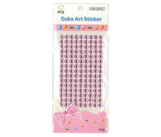 Στρας Ø6mm αυτοκόλλητα ροζ 260τεμ/blister Στρας Ø6mm αυτοκόλλητα ροζ 260τεμ/blister