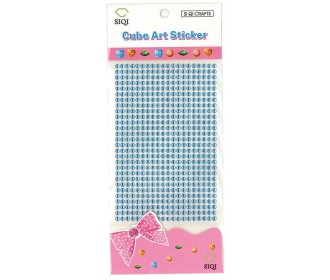 Στρας Ø4mm αυτοκόλλητα μπλε 560τεμ/blister Στρας Ø4mm αυτοκόλλητα μπλε 560τεμ/blister