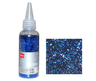 Glitter νιφάδες 1/24'' σε μπουκάλι μπλε 30γρ.