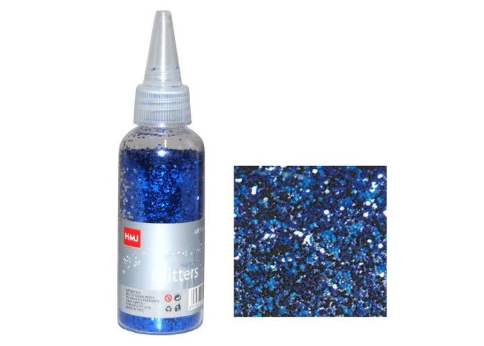 Glitter νιφάδες 1/24'' σε μπουκάλι μπλε 30γρ. Glitter νιφάδες 1/24'' σε μπουκάλι μπλε 30γρ.