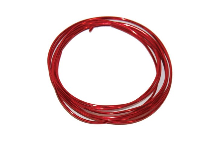 Σύρμα 2 μέτρα κόκκινο Ø2mm