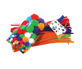 Σετ χειροτεχνίας με πομ πομ και σύρμα πίπας Σετ χειροτεχνίας με πομ πομ και σύρμα πίπας