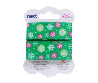 Κορδέλα χριστουγ. πράσινη gross 2,5εκ.x 3 μέτρα Κορδέλα χριστουγ. πράσινη gross 2,5εκ.x 3 μέτρα