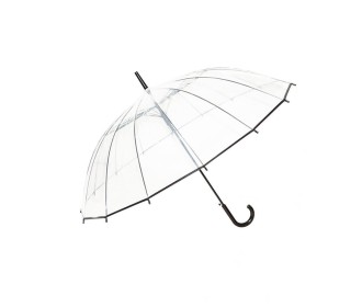 Ομπρέλα αυτόματη διάφανη κοκτέηλ 2 χρώματα Ø88εκ. Ομπρέλα αυτόματη διάφανη κοκτέηλ 2 χρώματα Ø88εκ.