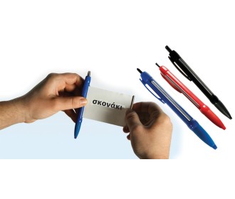 Στυλό - σκονάκι σε 3 χρώματα