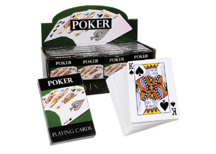 Τράπουλες poker με 54 κάρτες σε σταντ 24 τεμαχίων Τράπουλες poker με 54 κάρτες σε σταντ 24 τεμαχίων