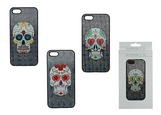 Θήκη πλαστική 3D για i phone 5 - 5s, 4 σχέδια