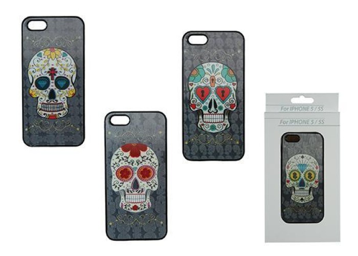 Θήκη πλαστική 3D για i phone 5 - 5s, 4 σχέδια