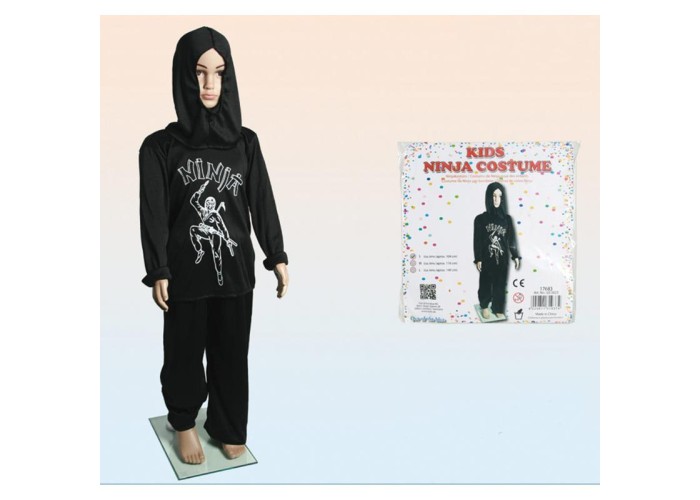 Στολή αποκριάτικη ninja 104εκ. Στολή αποκριάτικη ninja 104εκ.