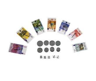 Εκπαιδευτικό σετ χαρτονομίσματων ευρώ σε blister 45τεμ.