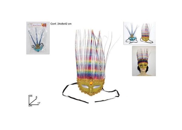 Μάσκες 2 σχέδια 36x17x8εκ. Μάσκες 2 σχέδια 36x17x8εκ.