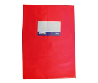 Next κάλυμμα τετραδίων εξηγήσεων κόκκινο 17x25εκ. Next κάλυμμα τετραδίων εξηγήσεων κόκκινο 17x25εκ.