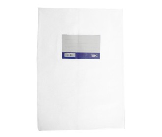 Next κάλυμμα τετραδίων εξηγήσεων διάφανο 17x25εκ. Next κάλυμμα τετραδίων εξηγήσεων διάφανο 17x25εκ.