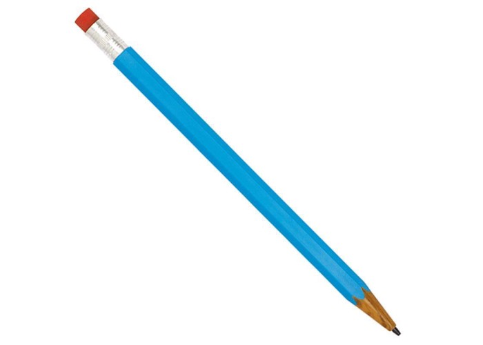 Μηχανικό μολύβι 0.7mm. πλαστικό με σβήστρα μπλε
