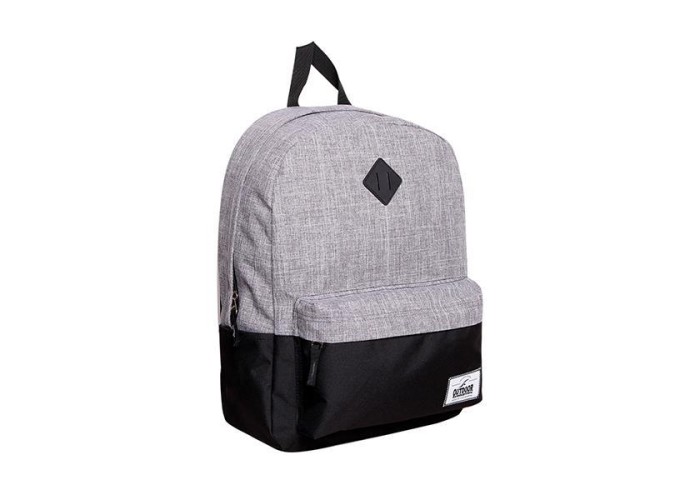 KALGAV τσάντα πλάτης Black gray melange Υ41,5x13x31εκ.