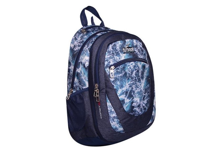 KALGAV τσάντα πλάτης Navy marble με θήκη laptop/tablet Υ49x15x34,5εκ. KALGAV τσάντα πλάτης Navy marble με θήκη laptop/tablet Υ49x15x34,5εκ.