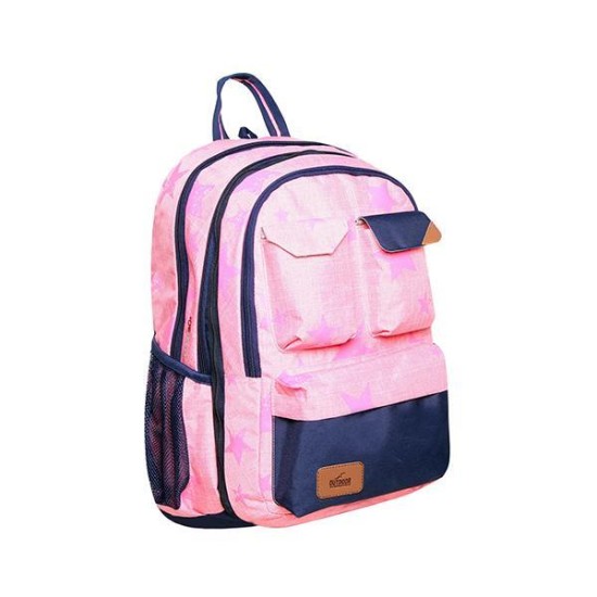 KALGAV τσάντα πλάτης Navy light pink melange με θήκη laptop - tablet Υ47x14x33εκ. KALGAV τσάντα πλάτης Navy light pink melange με θήκη laptop - tablet Υ47x14x33εκ.