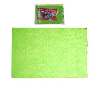 Φύλλα τσόχας πράσινα Α4 2mm 10τμχ..