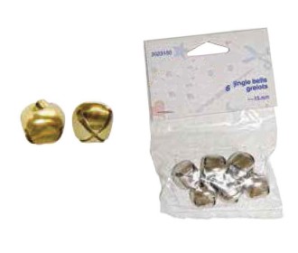 Κουδουνάκι χρυσό 12χιλ. 8τεμ. Κουδουνάκι χρυσό 12χιλ. 8τεμ.