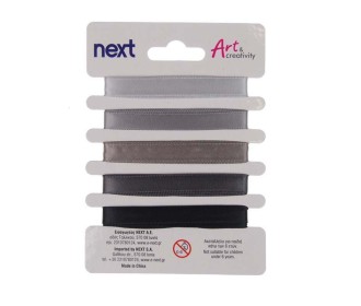 Κορδέλα σατέν γκρι 1εκ. χ 1 μέτρο Κορδέλα σατέν γκρι 1εκ. χ 1 μέτρο