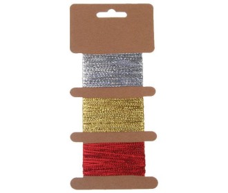 Ταινία glitter 3χιλ. x5μ. κοκτέηλ 3 χρώματα