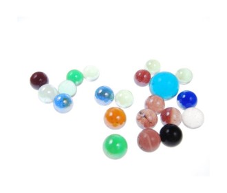 Μπίλιες διάφορα χρώματα 21τεμ. σε δίχτυ