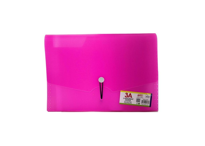 Αρχειοθήκη 13 θέσεων με λάστιχο Α4 φουξ Αρχειοθήκη 13 θέσεων με λάστιχο Α4 φουξ