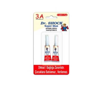 Dr Shock κόλλα στιγμής 2x3gr,  (τύπου logo) Dr Shock κόλλα στιγμής 2x3gr,  (τύπου logo)