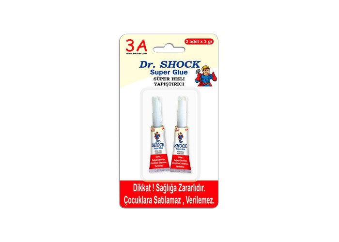 Dr Shock κόλλα στιγμής 2x3gr, (τύπου logo) Dr Shock κόλλα στιγμής 2x3gr, (τύπου logo)