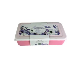 Φαγητοδοχείο έξι θέσεων ροζ 25x13x6εκ. Φαγητοδοχείο έξι θέσεων ροζ 25x13x6εκ.