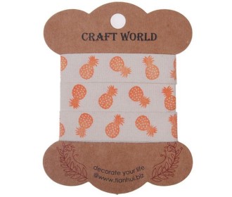 Κορδέλα ανανάς 1,5εκ. x 2 μέτρα Κορδέλα ανανάς 1,5εκ. x 2 μέτρα