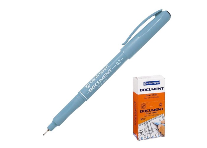 Centropen document πενάκι 0,7mm μαύρο Centropen document πενάκι 0,7mm μαύρο