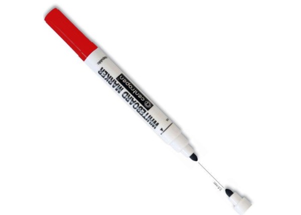 Centropen μαρκαδόρος λευκού πίνακα κόκκινος 2,5mm Centropen μαρκαδόρος λευκού πίνακα κόκκινος 2,5mm