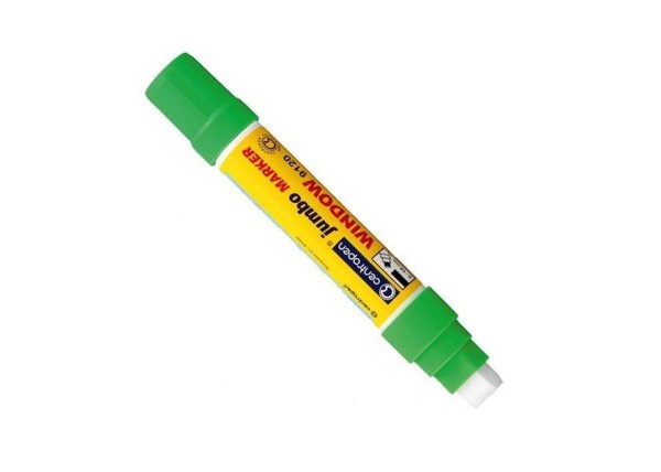 Centropen μαρκαδόρος υγρ. κιμωλίας πράσινος jumbo 2-15mm