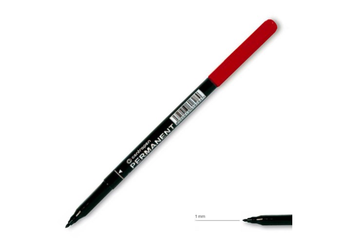 Centropen μαρκαδόρος ανεξίτηλος κόκκινο 1mm Centropen μαρκαδόρος ανεξίτηλος κόκκινο 1mm