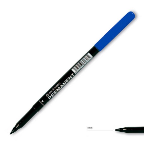 Centropen μαρκαδόρος ανεξίτηλος μπλε 1mm Centropen μαρκαδόρος ανεξίτηλος μπλε 1mm