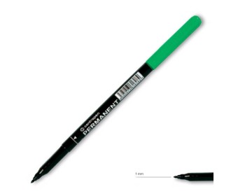 Centropen μαρκαδόρος ανεξίτηλος πράσινο 1mm