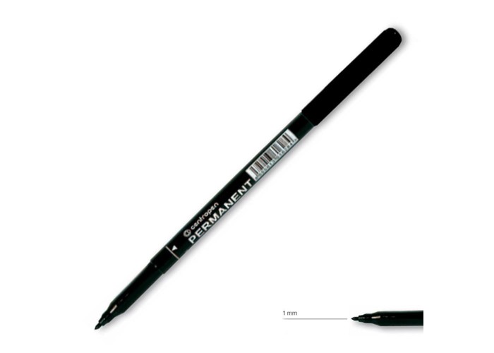 Centropen μαρκαδόρος ανεξίτηλος μαύρο 1mm Centropen μαρκαδόρος ανεξίτηλος μαύρο 1mm