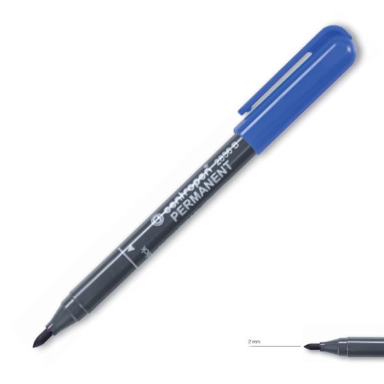 Centropen μαρκαδόρος ανεξίτηλος μπλε 2mm Centropen μαρκαδόρος ανεξίτηλος μπλε 2mm