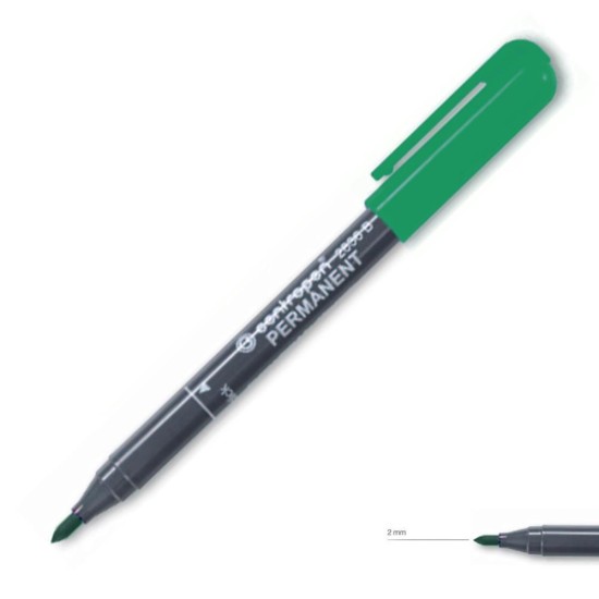 Centropen μαρκαδόρος ανεξίτηλος πράσινο 2mm Centropen μαρκαδόρος ανεξίτηλος πράσινο 2mm