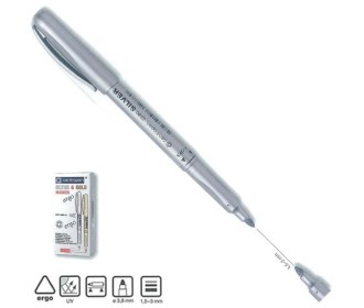 Centropen μαρκαδόρος ανεξίτηλος ασημί 1,5mm