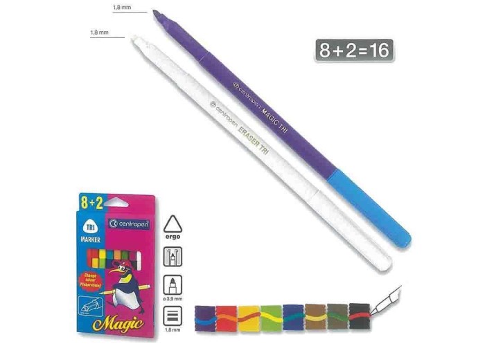 Centropen μαρκαδόροι ζωγραφικής magic 2549 1.8mm 10τεμ. Centropen μαρκαδόροι ζωγραφικής magic 2549 1.8mm 10τεμ.