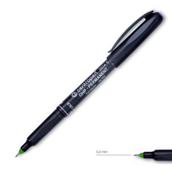 Centropen μαρκαδόρος ανεξίτηλος πράσινο small 0.3mm Centropen μαρκαδόρος ανεξίτηλος πράσινο small 0.3mm
