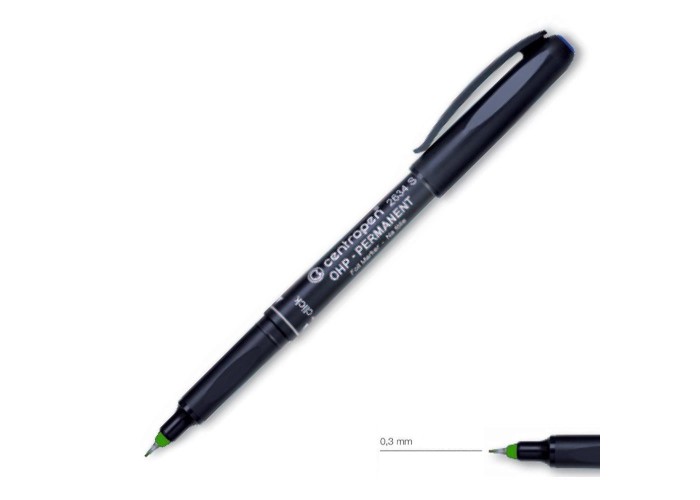 Centropen μαρκαδόρος ανεξίτηλος πράσινο small 0.3mm